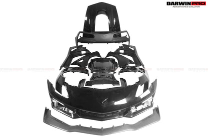 Kit de carrocería completa DarwinPRO para Corvette C7 Z51 Convertible estilo ZR1 (2013-2019)