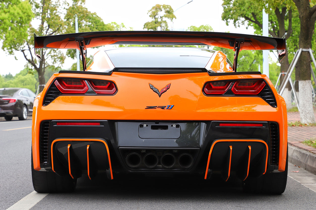 DarwinPRO 2013-2019 Corvette C7 Z51 Grandsport Z06 Style Rear Full Body Kit