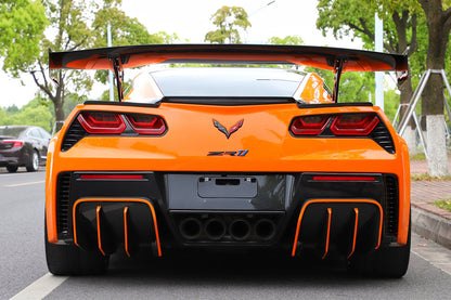 DarwinPRO 2013-2019 Corvette C7 Z51 Grandsport Z06 Style Rear Full Body Kit