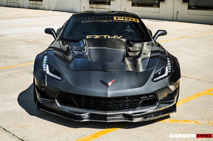 DarwinPRO 2013-2019 Corvette Z06 Grandsport BKSS Style Carbon Fiber Hood
