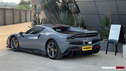 DarwinPRO 2022-2025 Ferrari 296 GTB Type F171 iMP Style Carbon Fiber Trunk Spoiler