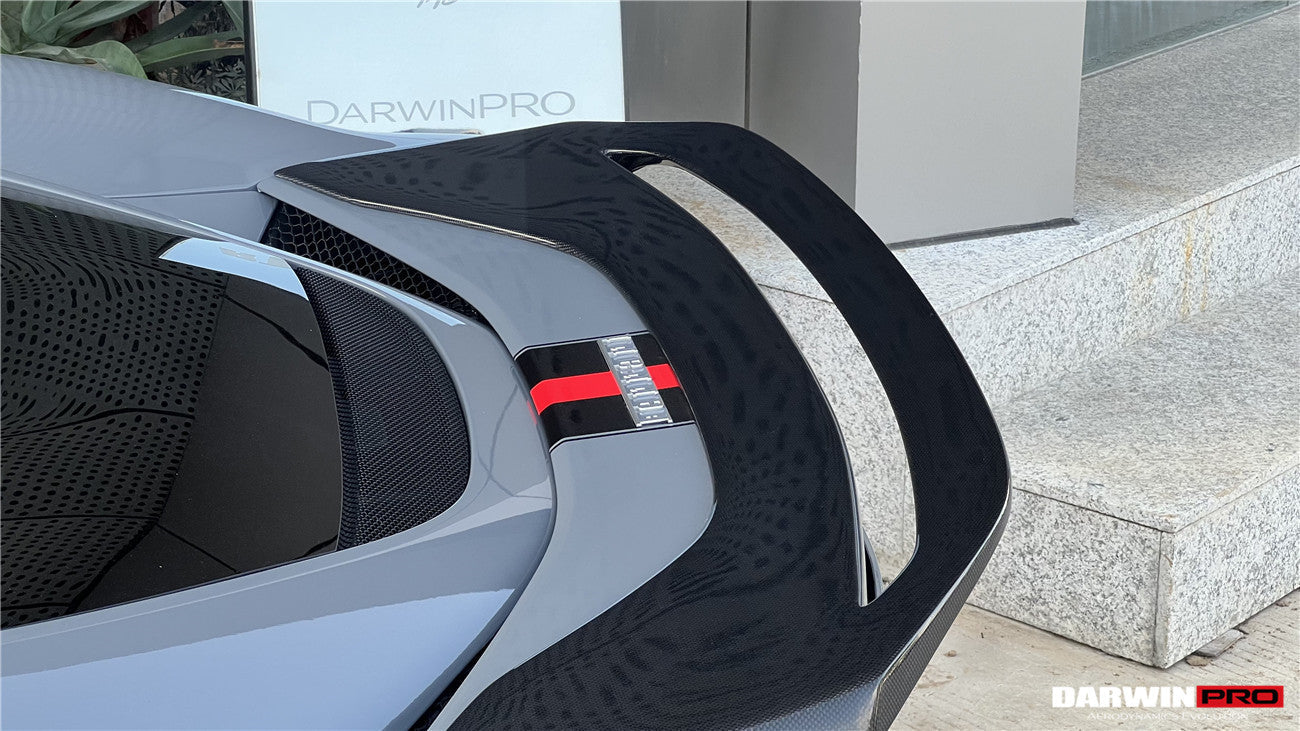 DarwinPRO 2022-2025 Ferrari 296 GTB Type F171 iMP Style Carbon Fiber Trunk Spoiler