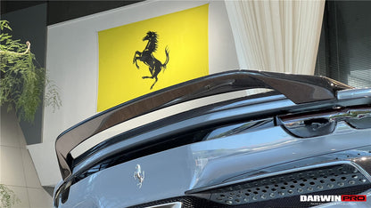 DarwinPRO 2022-2025 Ferrari 296 GTB Type F171 iMP Style Carbon Fiber Trunk Spoiler