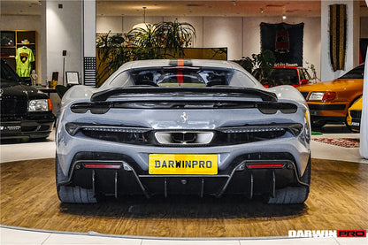 DarwinPRO 2022-2025 Ferrari 296 GTB Type F171 iMP Style Carbon Fiber Trunk Spoiler