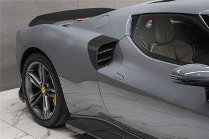 DarwinPRO 2022-2025 Ferrari 296 GTB & GTS Type F171 iMP Style Carbon Fiber Quarter Panel side Scoops