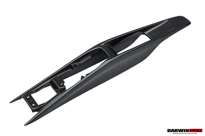 DarwinPRO 2022-UP Ferrari 296 GTB & GTS (Type F171) OE Style Dry Carbon Fiber Center Control Surround Panel Rear End
