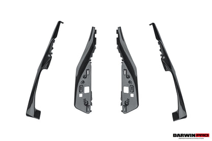 DarwinPRO 2022-UP Ferrari 296 GTB GTS (Type F171) OE Style Dry Carbon Fiber Center Control Surround Panel Front End