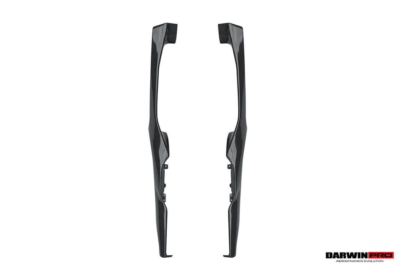 DarwinPRO 2022-UP Ferrari 296 GTB GTS (Type F171) OE Style Dry Carbon Fiber Center Control Surround Panel Front End