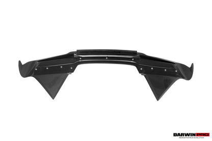 DarwinPRO 2010-2015 Ferrari 458 Coupe BKSS Style Partial Carbon Fiber Rear Bumper And Fiber Trunk With Tail Light Cover