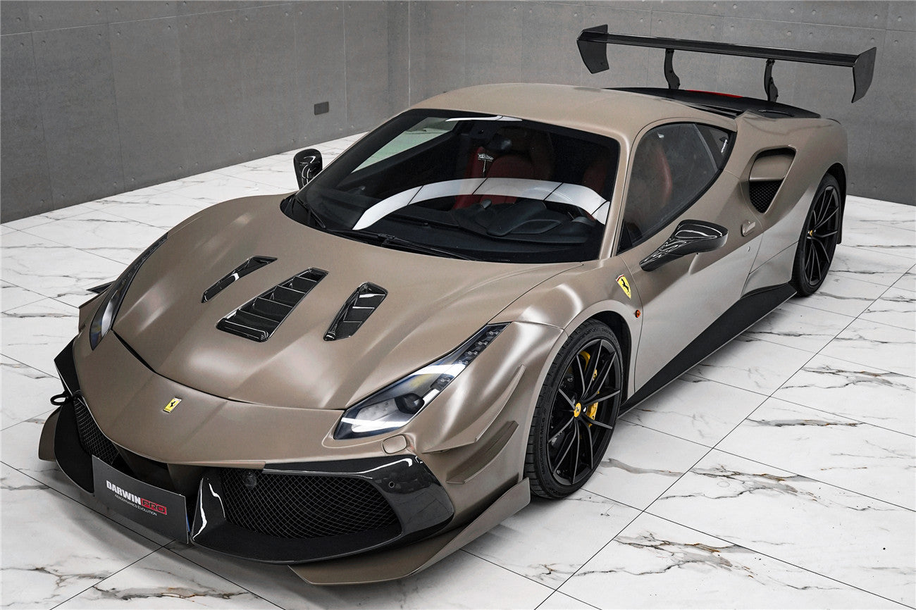 DarwinPRO 2015-2020 Ferrari 488 Challenge Evo Modena Style Hood | Fits GTB, Spider