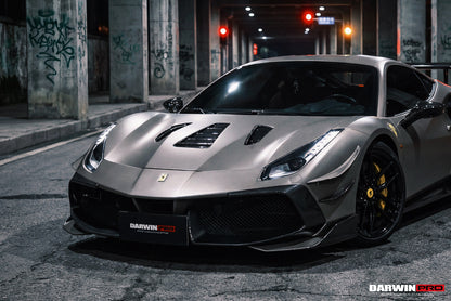 DarwinPRO 2015-2020 Ferrari 488 Challenge Evo Modena Style Hood | Fits GTB, Spider