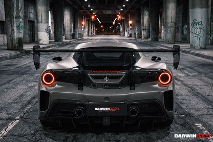Alerón DarwinPRO estilo Módena para Ferrari 488 Challenge Evo 2015-2020 | Compatible con GTB y Spider
