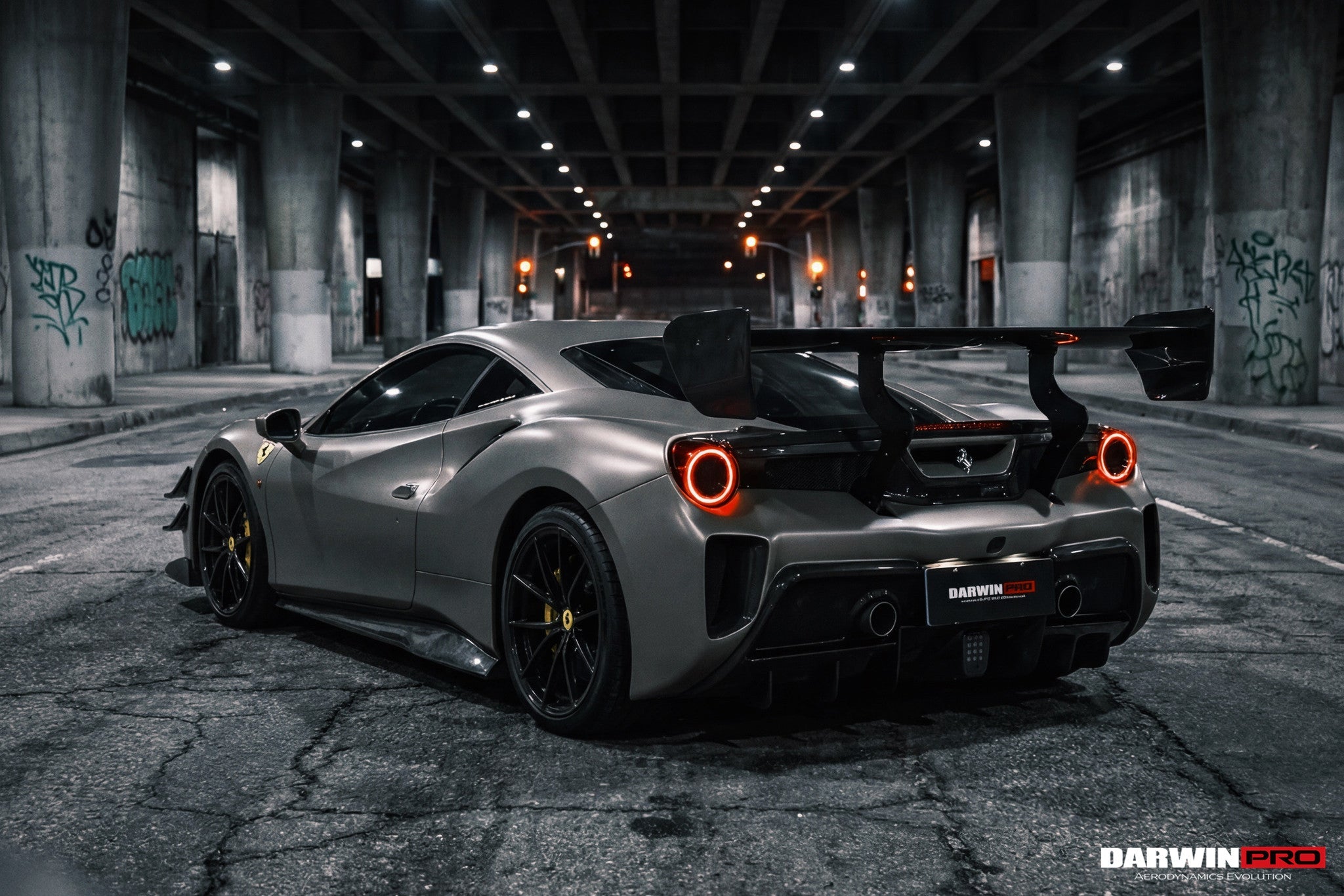 Alerón DarwinPRO estilo Módena para Ferrari 488 Challenge Evo 2015-2020 | Compatible con GTB y Spider