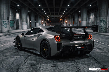 Alerón DarwinPRO estilo Módena para Ferrari 488 Challenge Evo 2015-2020 | Compatible con GTB y Spider