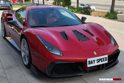 DarwinPRO 2015-2020 Ferrari 488 Challenge Evo Modena Style Hood | Fits GTB, Spider