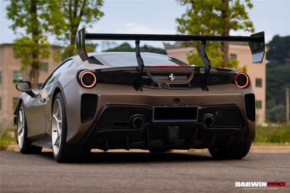 Alerón DarwinPRO estilo Módena para Ferrari 488 Challenge Evo 2015-2020 | Compatible con GTB y Spider