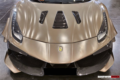DarwinPRO 2015-2020 Ferrari 488 Challenge Evo Modena Style Hood | Fits GTB, Spider
