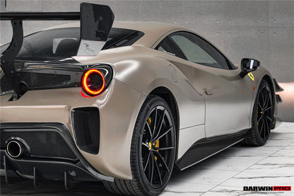 DarwinPRO 2015-2020 Ferrari 488 Challenge Evo Modena Style Side Skirts | Fits GTB, Spider