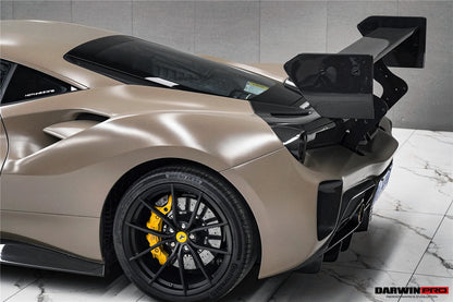 Alerón DarwinPRO estilo Módena para Ferrari 488 Challenge Evo 2015-2020 | Compatible con GTB y Spider