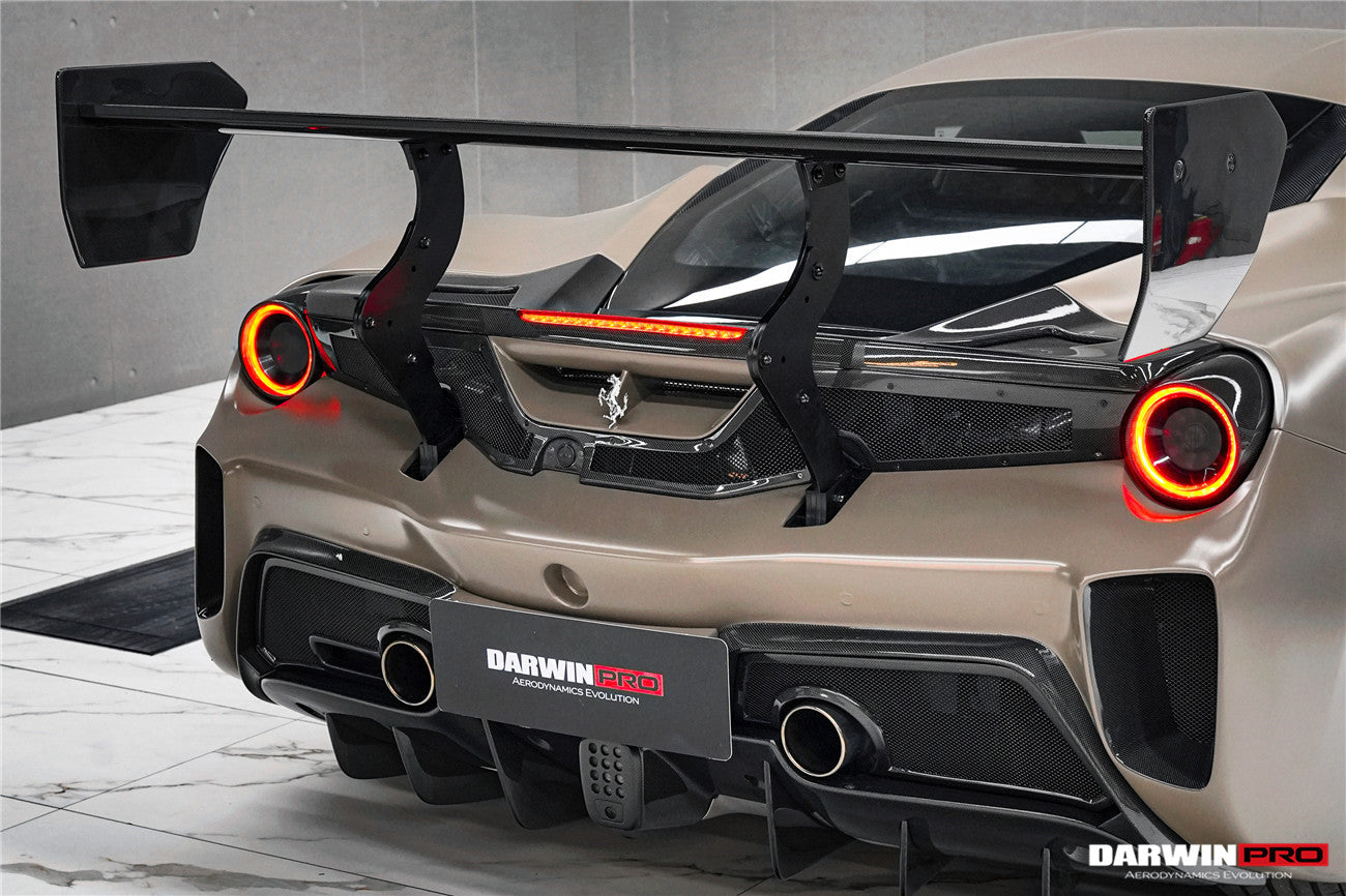 Alerón DarwinPRO estilo Módena para Ferrari 488 Challenge Evo 2015-2020 | Compatible con GTB y Spider