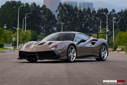 DarwinPRO 2015-2020 Ferrari 488 Challenge Evo Modena Style Side Skirts | Fits GTB, Spider