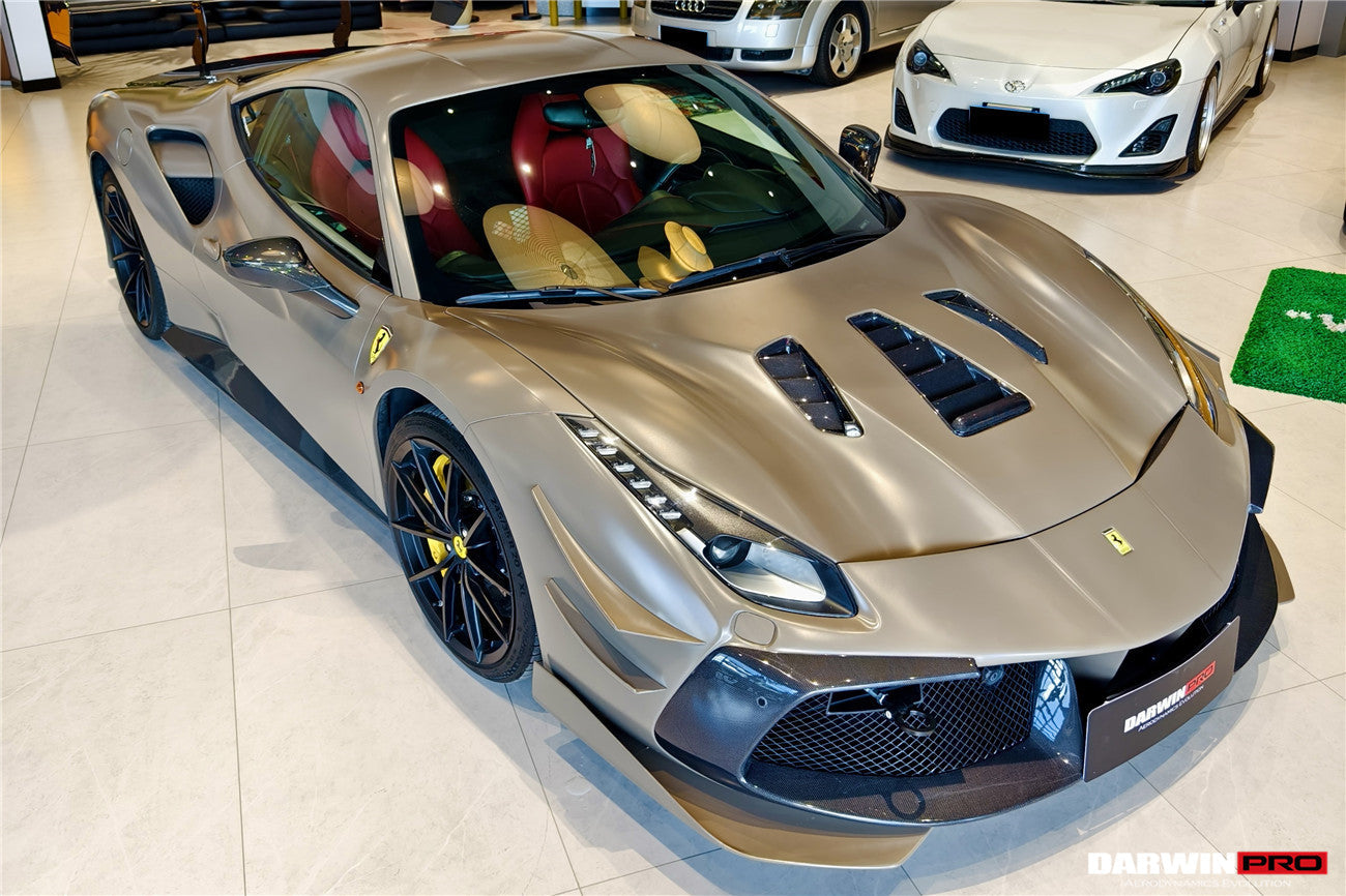 DarwinPRO 2015-2020 Ferrari 488 Challenge Evo Modena Style Hood | Fits GTB, Spider
