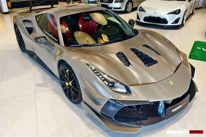 DarwinPRO 2015-2020 Ferrari 488 Challenge Evo Modena Style Hood | Fits GTB, Spider