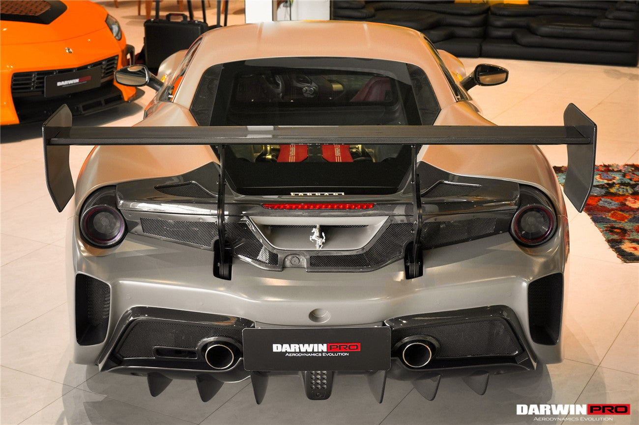 Alerón DarwinPRO estilo Módena para Ferrari 488 Challenge Evo 2015-2020 | Compatible con GTB y Spider