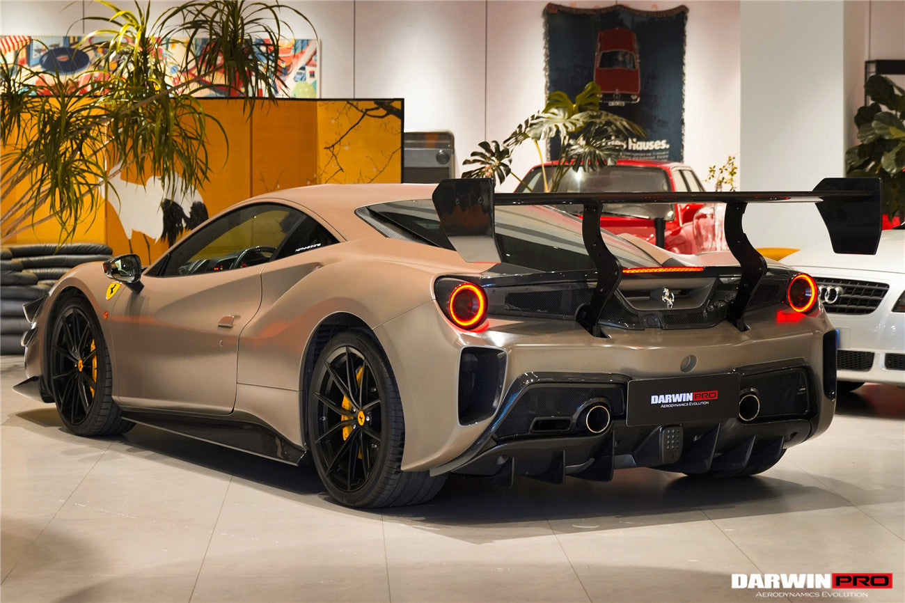 Alerón DarwinPRO estilo Módena para Ferrari 488 Challenge Evo 2015-2020 | Compatible con GTB y Spider
