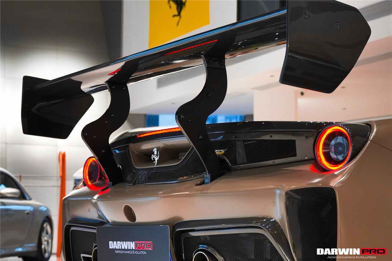 Alerón DarwinPRO estilo Módena para Ferrari 488 Challenge Evo 2015-2020 | Compatible con GTB y Spider
