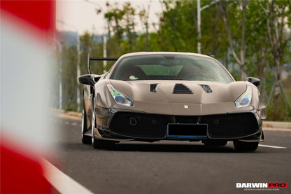 DarwinPRO 2015-2020 Ferrari 488 Challenge Evo Modena Style Hood | Fits GTB, Spider