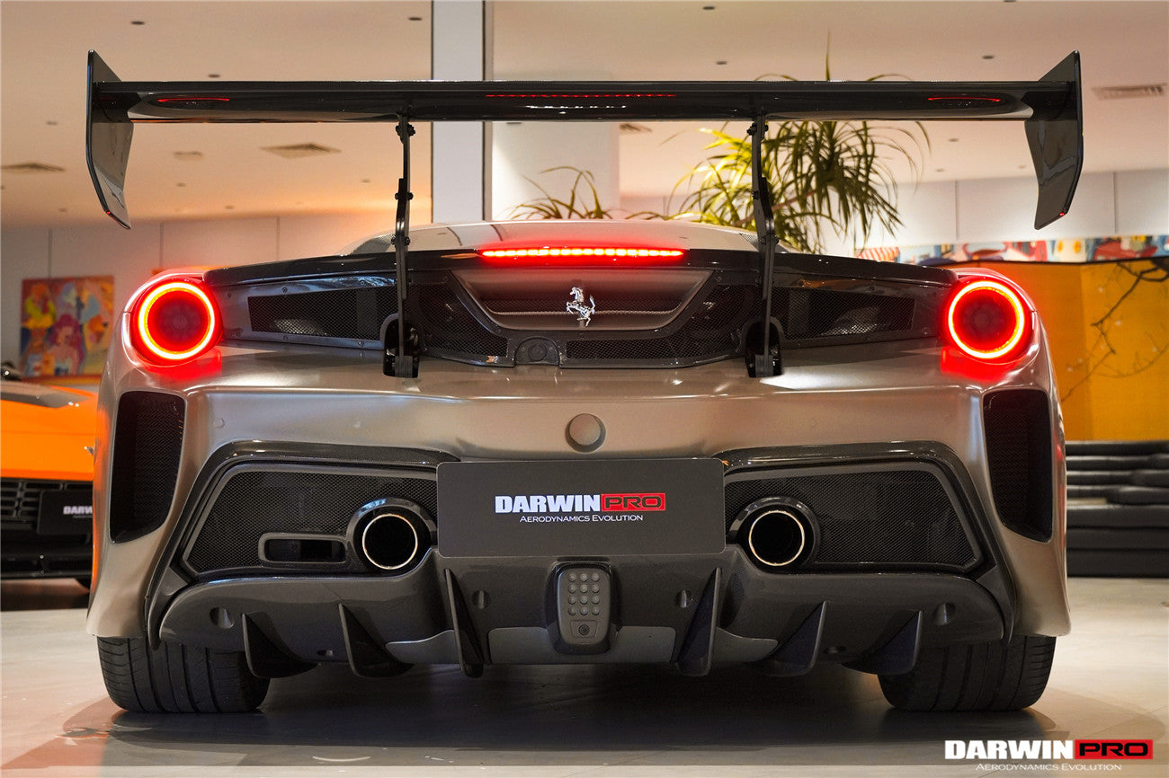 Alerón DarwinPRO estilo Módena para Ferrari 488 Challenge Evo 2015-2020 | Compatible con GTB y Spider