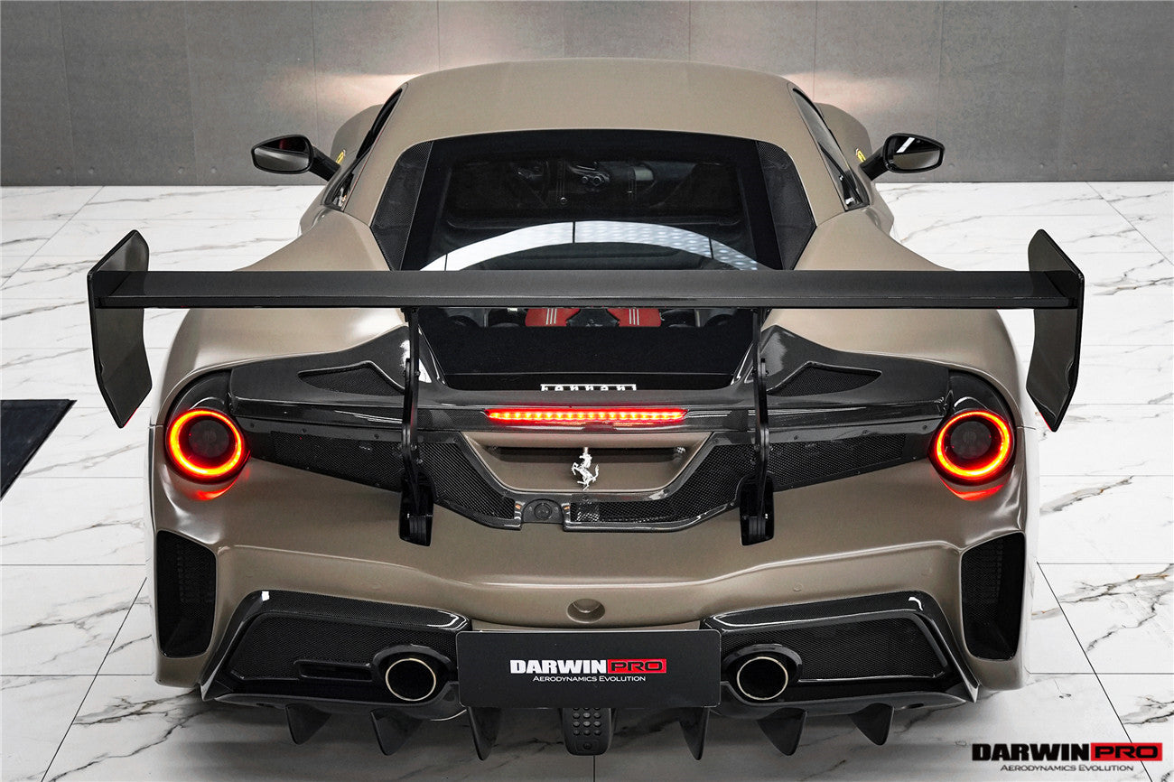 Alerón DarwinPRO estilo Módena para Ferrari 488 Challenge Evo 2015-2020 | Compatible con GTB y Spider