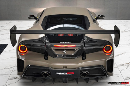 Alerón DarwinPRO estilo Módena para Ferrari 488 Challenge Evo 2015-2020 | Compatible con GTB y Spider