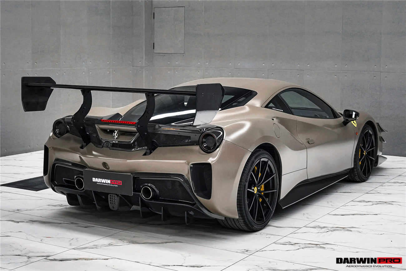 DarwinPRO 2015-2020 Ferrari 488 Challenge Evo Modena Style Side Skirts | Fits GTB, Spider