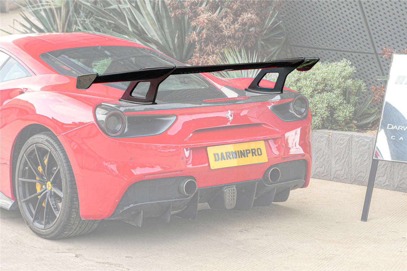 DarwinPro 2015-2020 Ferrari 488 GTB Carbon Fiber Wing DarwinPRO (SF90XX Style)