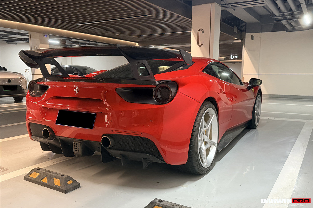 DarwinPro 2015-2020 Ferrari 488 GTB Carbon Fiber Wing DarwinPRO (SF90XX Style)