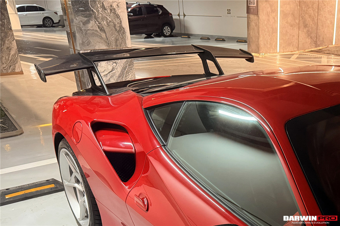 DarwinPro 2015-2020 Ferrari 488 GTB Carbon Fiber Wing DarwinPRO (SF90XX Style)