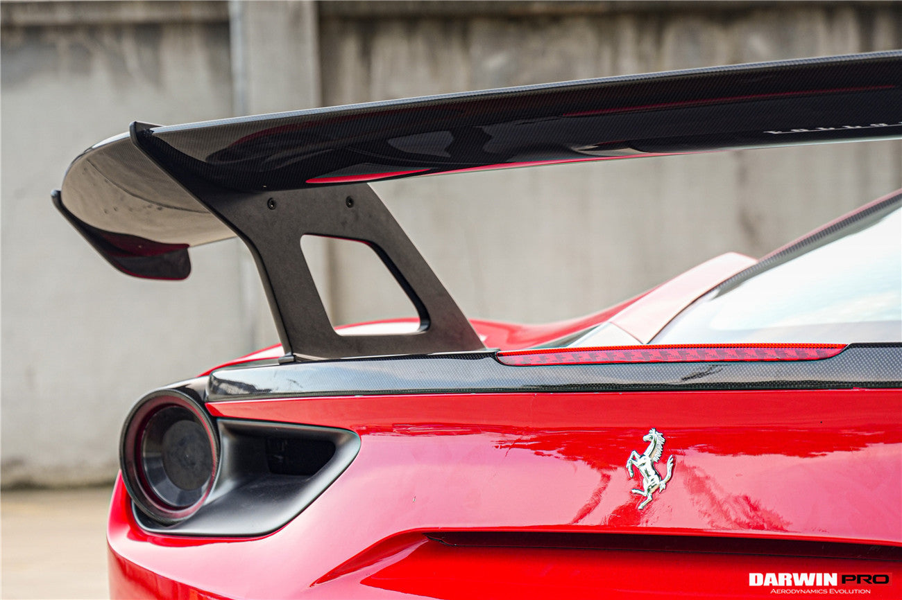 DarwinPro 2015-2020 Ferrari 488 GTB Carbon Fiber Wing DarwinPRO (SF90XX Style)