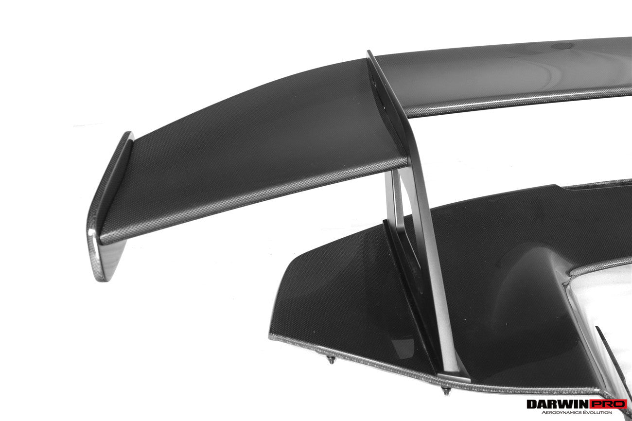 DarwinPro 2015-2020 Ferrari 488 GTB Partial Carbon Fiber Wing With Base DarwinPRO (SF90XX Style)
