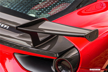 DarwinPro 2015-2020 Ferrari 488 GTB Carbon Fiber Wing DarwinPRO (SF90XX Style)