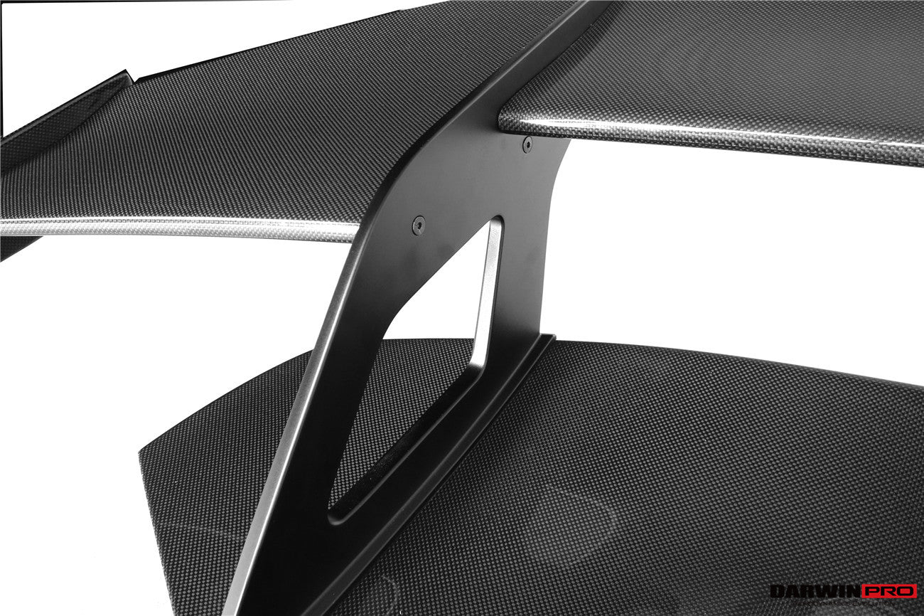 DarwinPro 2015-2020 Ferrari 488 GTB Partial Carbon Fiber Wing With Base DarwinPRO (SF90XX Style)