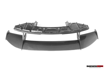 DarwinPro 2015-2020 Ferrari 488 GTB Partial Carbon Fiber Wing With Base DarwinPRO (SF90XX Style)