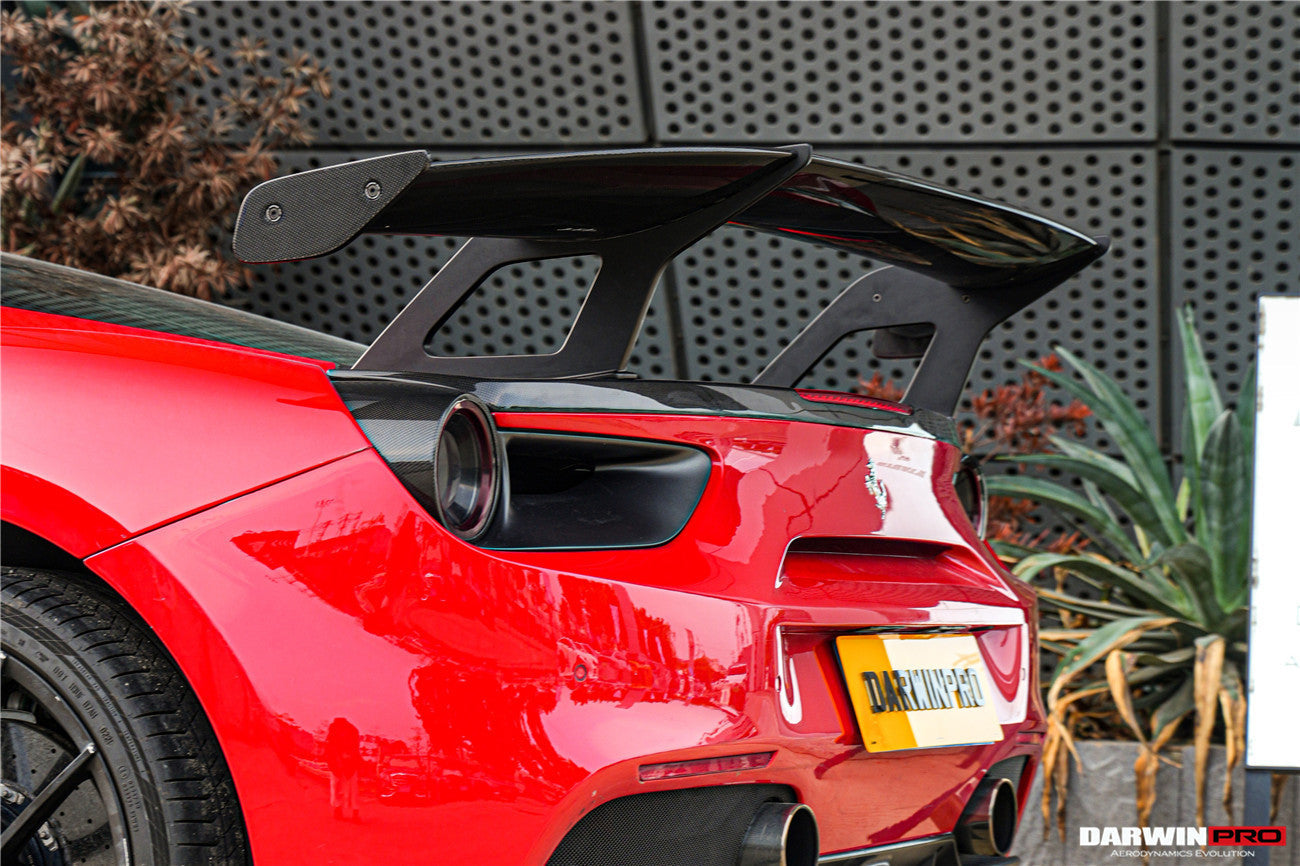 DarwinPro 2015-2020 Ferrari 488 GTB Carbon Fiber Wing DarwinPRO (SF90XX Style)