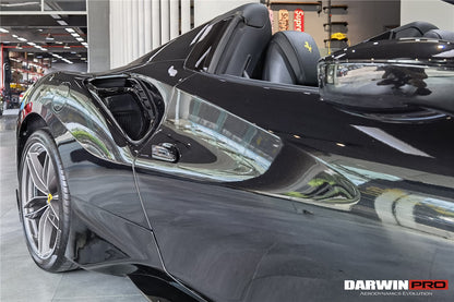 DarwinPRO 2015-2020 Ferrari 488 GTB | Spider Pista Style Carbon Fiber Quarter Panel Side Scoops