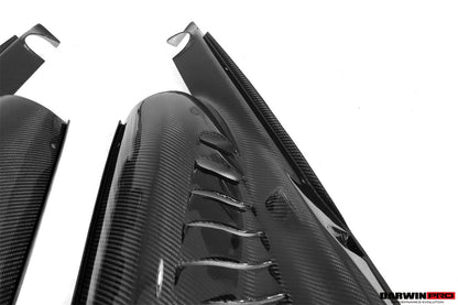 DarwinPRO Autoclave Carbon Fiber Engine Bay Panels With Heat Protection | 2015-2022 Ferrari 488 GTB/Pista/F8