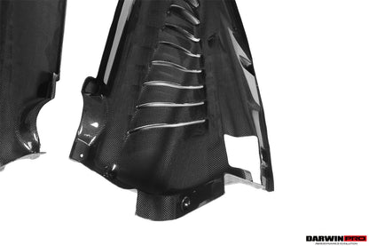 DarwinPRO Autoclave Carbon Fiber Engine Bay Panels With Heat Protection | 2015-2022 Ferrari 488 GTB/Pista/F8