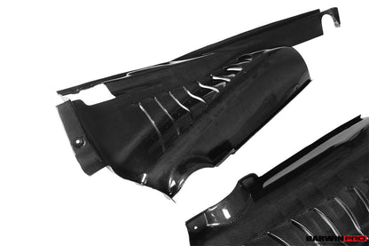 DarwinPRO Autoclave Carbon Fiber Engine Bay Panels With Heat Protection | 2015-2022 Ferrari 488 GTB/Pista/F8