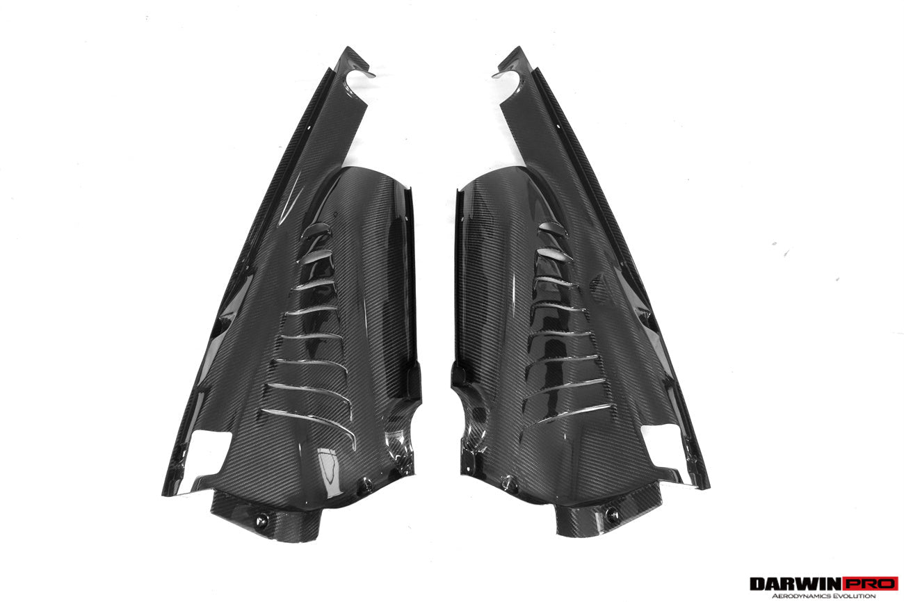 DarwinPRO Autoclave Carbon Fiber Engine Bay Panels With Heat Protection | 2015-2022 Ferrari 488 GTB/Pista/F8