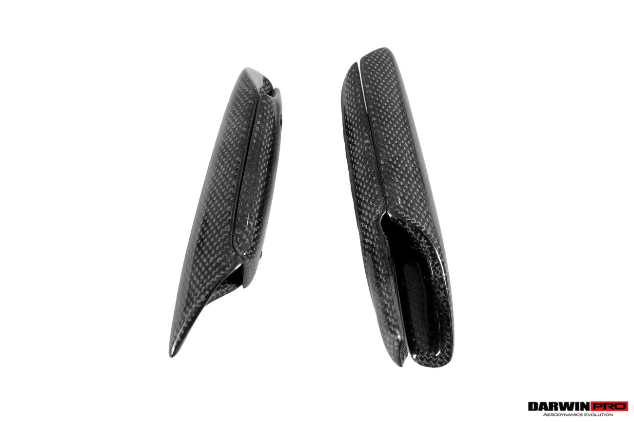 Manija de puerta interior de fibra de carbono DarwinPRO para Ferrari 488 GTB y Spider (2015-2020)